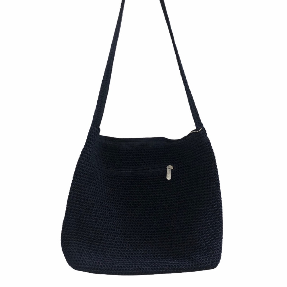 The Sak Dark Navy Hand-crocheted Hobo PETA Approved & Vegan Certified
